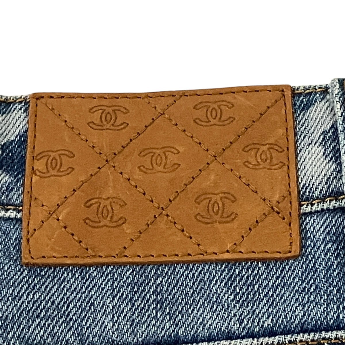 CHANEL トルサード チェーン デニムパンツデニムパンツP60763V46400 古着・中古-7枚目のアイテム画像