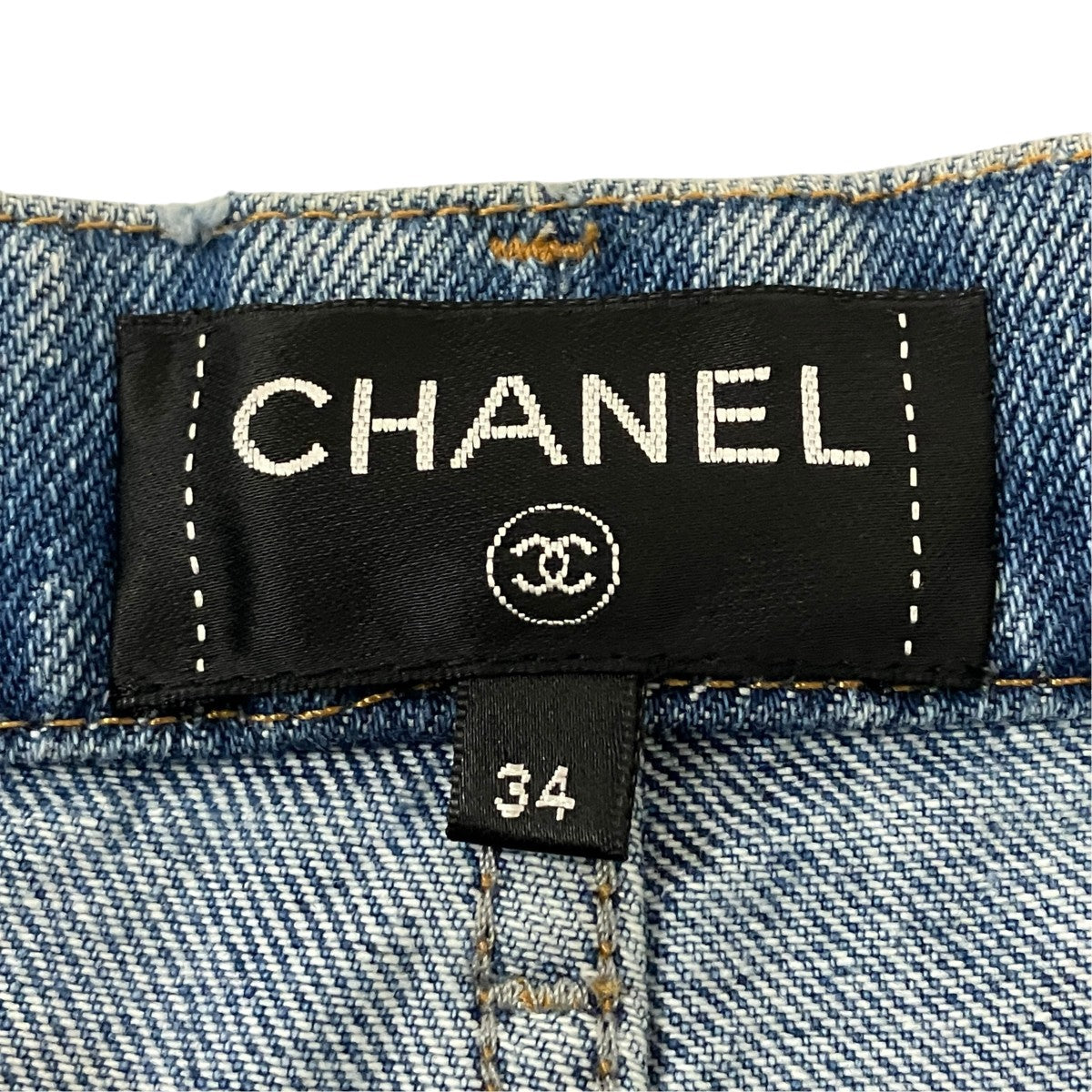 CHANEL トルサード チェーン デニムパンツデニムパンツP60763V46400 古着・中古-8枚目のアイテム画像