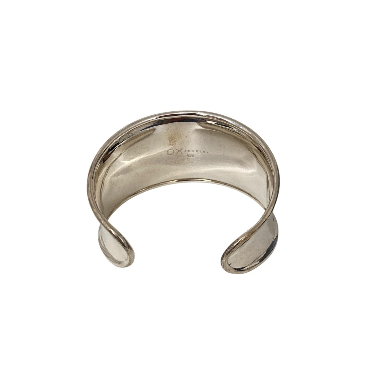High-End SILVER CURVE BANGLEブレスレット