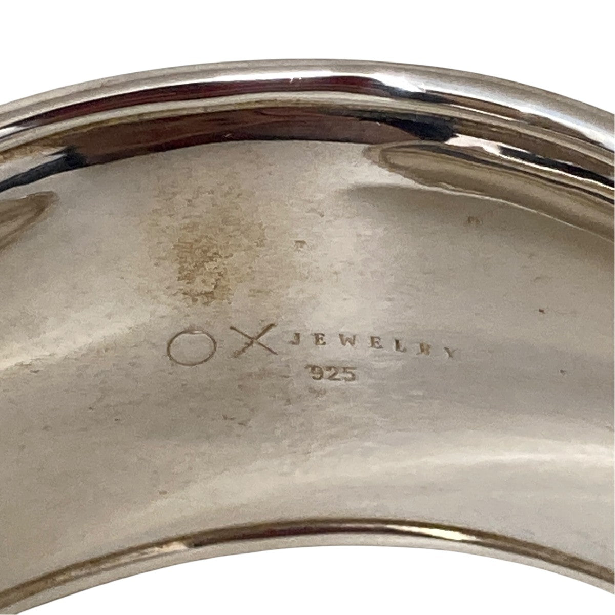 High-End SILVER CURVE BANGLEブレスレット