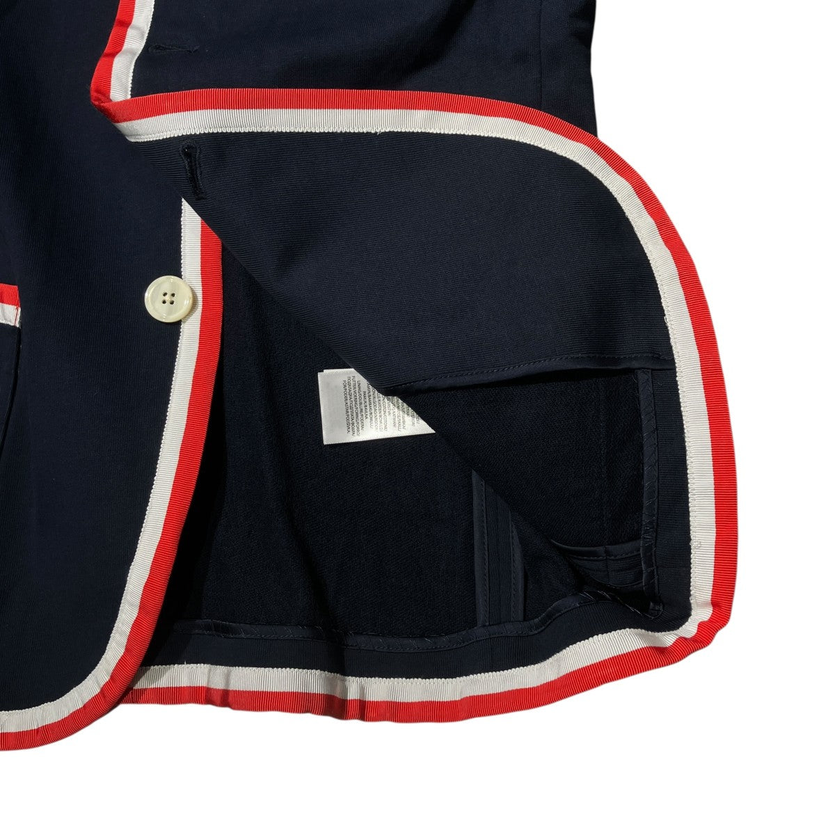 POLO RALPH LAUREN Grosgrain-Trim Terry Blazerテーラードジャケット 古着・中古-5枚目のアイテム画像