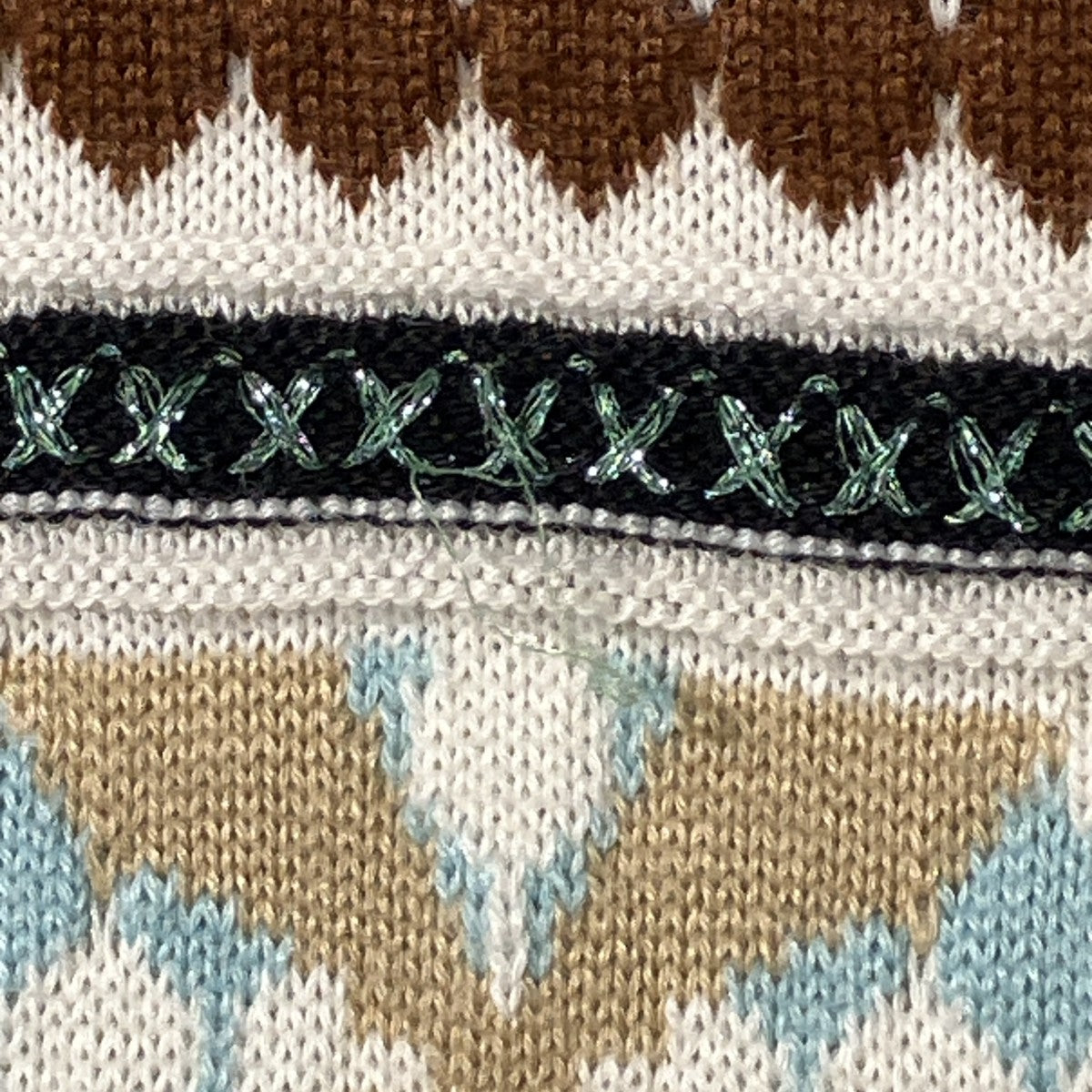 Eyelet Jacquard Long Knit DressニットワンピースMM18AW-KN007