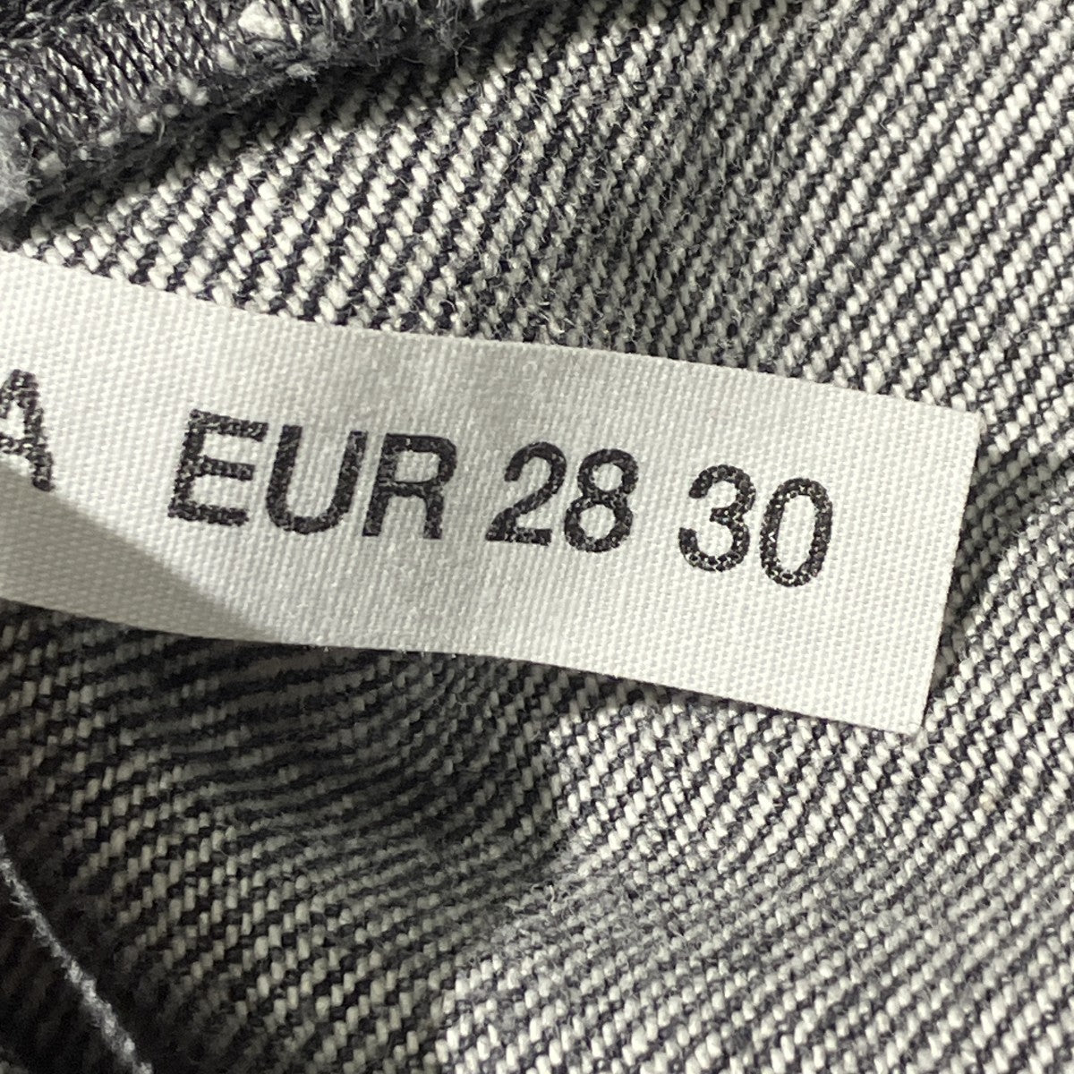 ACNE STUDIOS 1989 Ash Black Loose Fit Jeansデニムパンツb00322 古着・中古-6枚目のアイテム画像