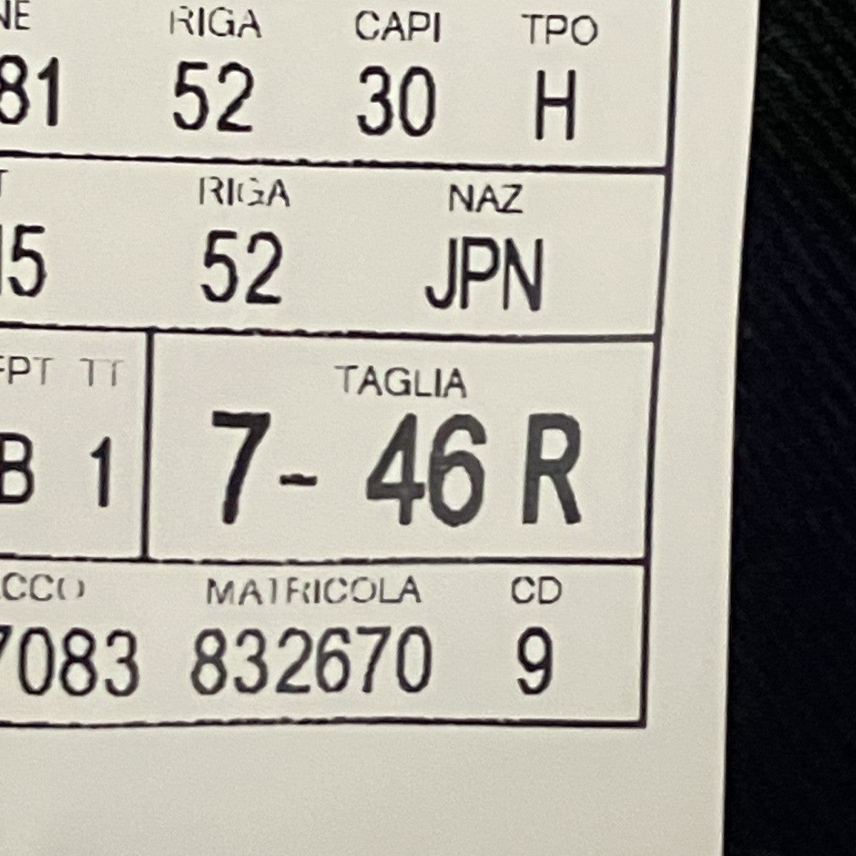 GUCCI 19AWテーラードジャケット672U72 古着・中古-6枚目のアイテム画像