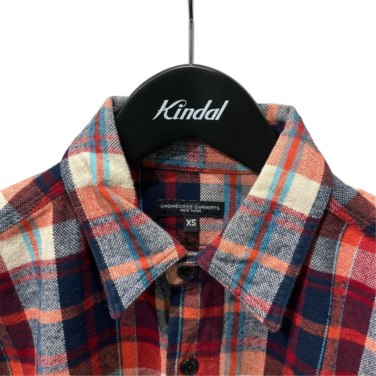 Engineered Garments Work Shirt Heavy Twill Plaidワークシャツ 古着・中古-3枚目のアイテム画像