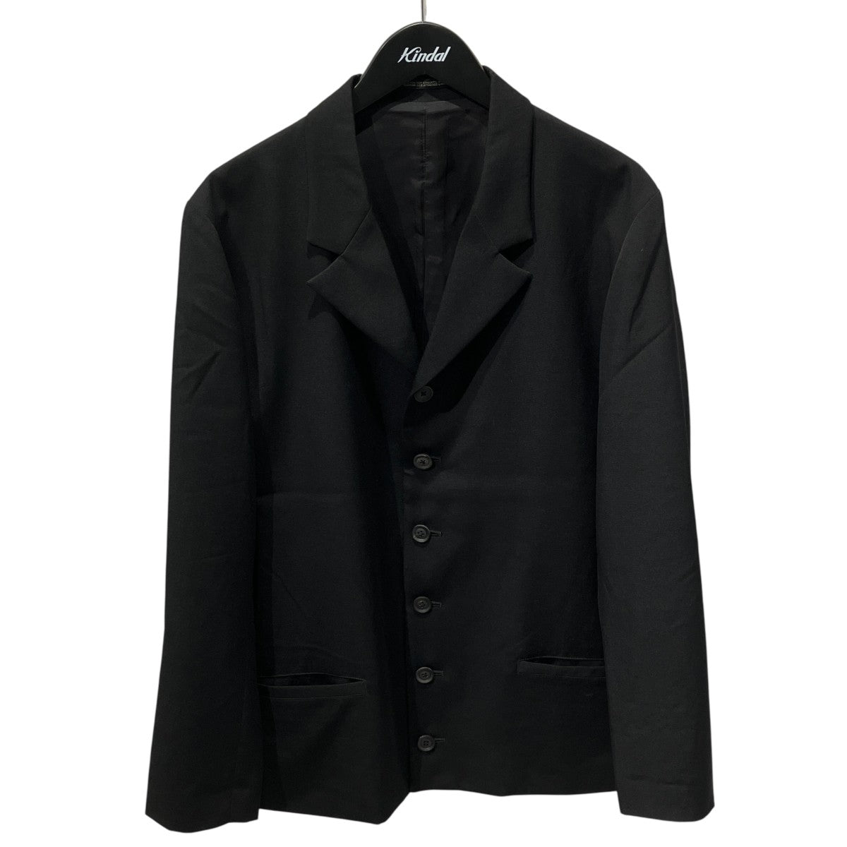Yohji Yamamoto pour homme WOOL GABARDINE 6BUTTONS SINGLE JACKETテーラードジャケットHK-J79-100 古着・中古-1枚目のアイテム画像