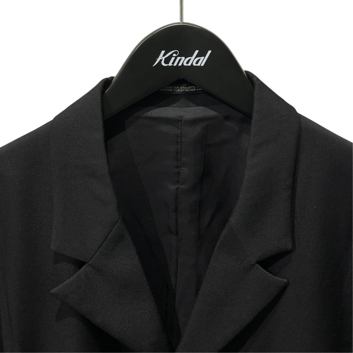 Yohji Yamamoto pour homme WOOL GABARDINE 6BUTTONS SINGLE JACKETテーラードジャケットHK-J79-100 古着・中古-3枚目のアイテム画像