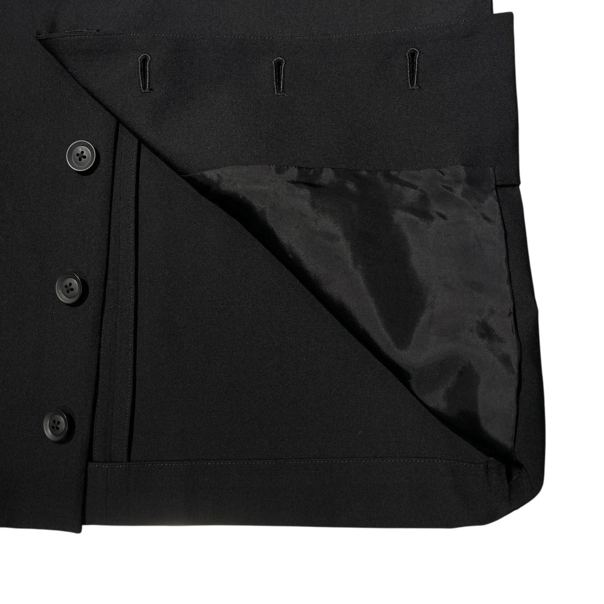 Yohji Yamamoto pour homme WOOL GABARDINE 6BUTTONS SINGLE JACKETテーラードジャケットHK-J79-100 古着・中古-5枚目のアイテム画像