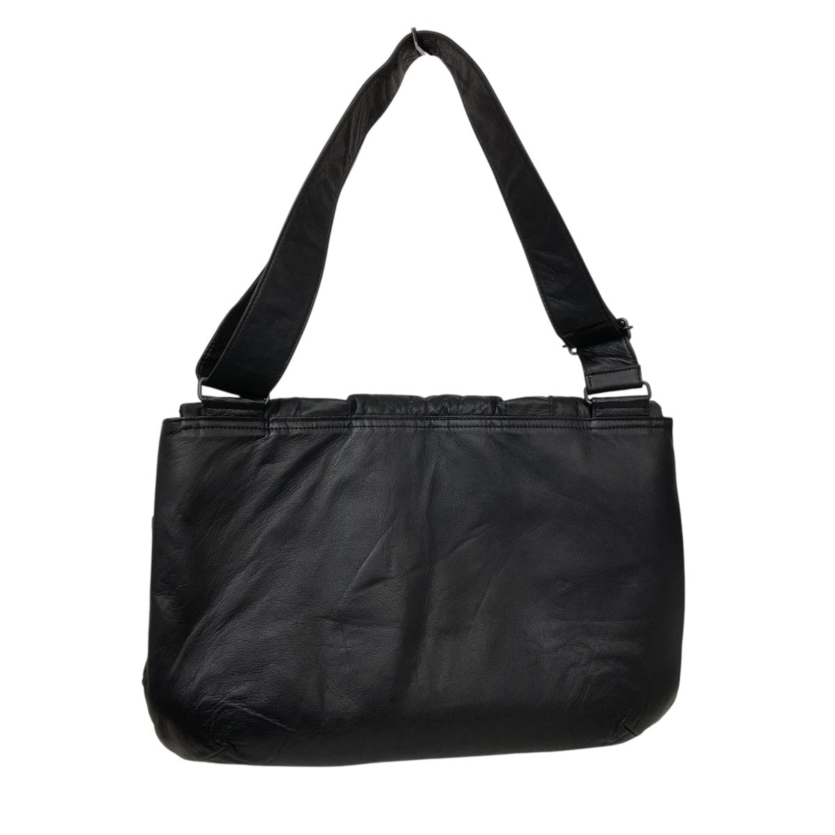 Yohji Yamamoto pour homme 26SSGARMENT LEATHER PADDED SHOULDER BAGショルダーバッグHL-I05-773 古着・中古-2枚目のアイテム画像