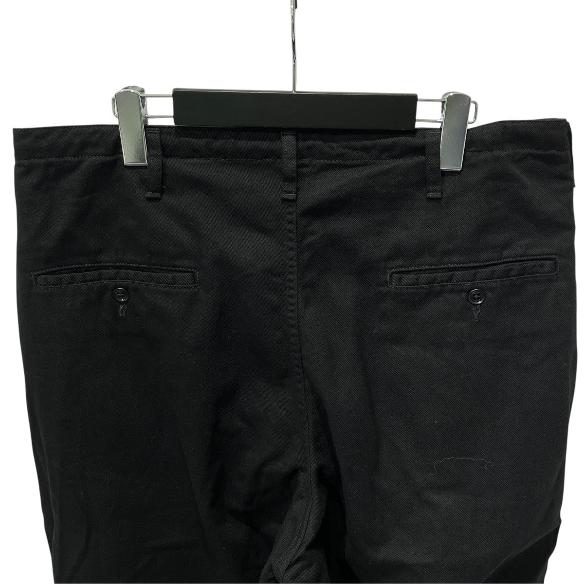 BLACK Scandal Yohji Yamamoto BS KATSURAGI SIDE TUCK PANTSコットンパンツHK-P99-040 古着・中古-4枚目のアイテム画像