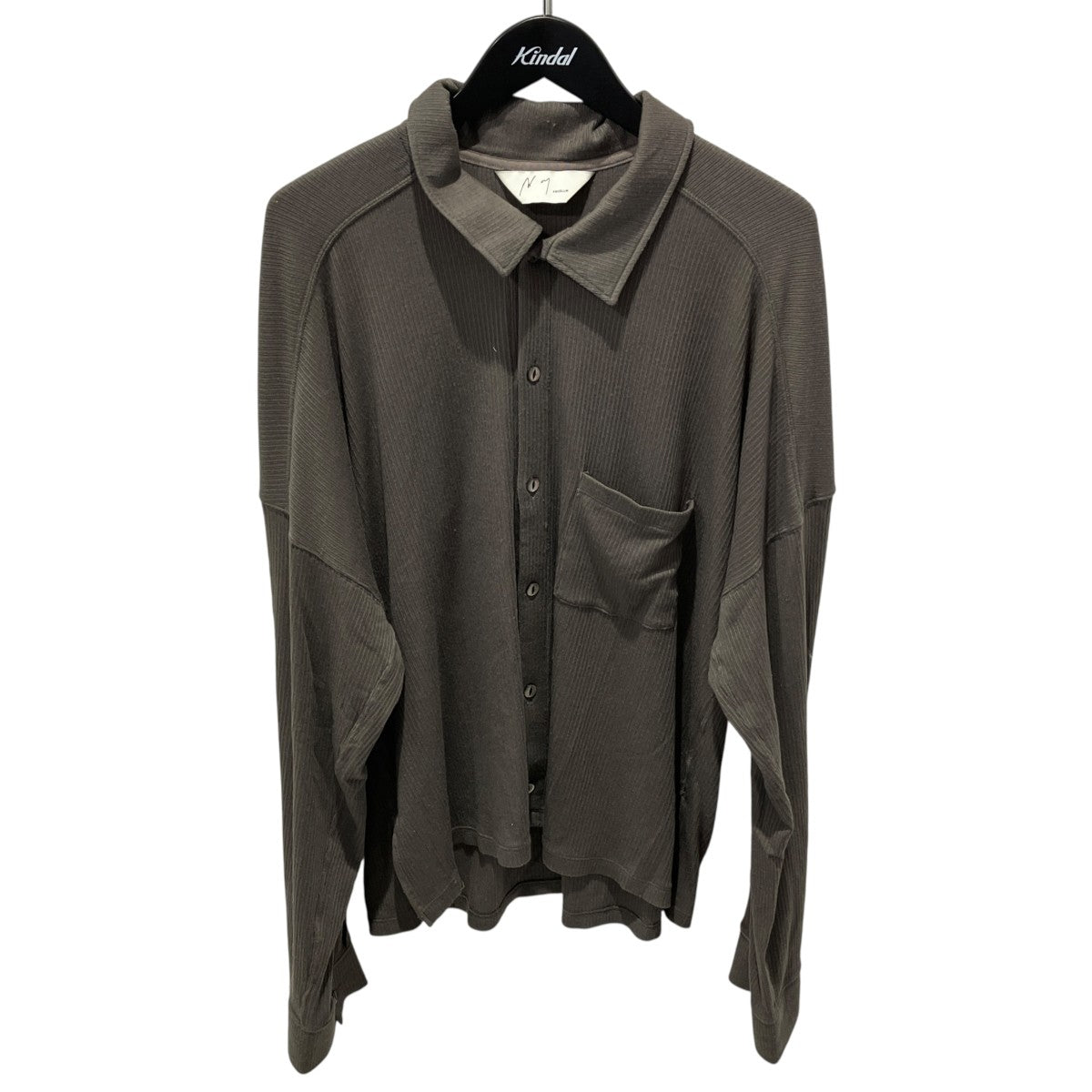 ANCELLM CAS／SIL KIMONO KNIT SHIRT長袖ニットシャツANC-CT154 古着・中古-1枚目のアイテム画像