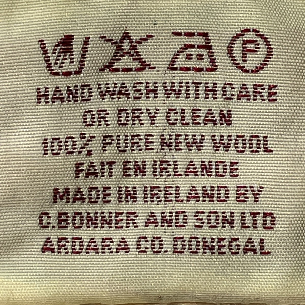Bonner of Ireland 90s厚手カーディガン 古着・中古-10枚目のアイテム画像
