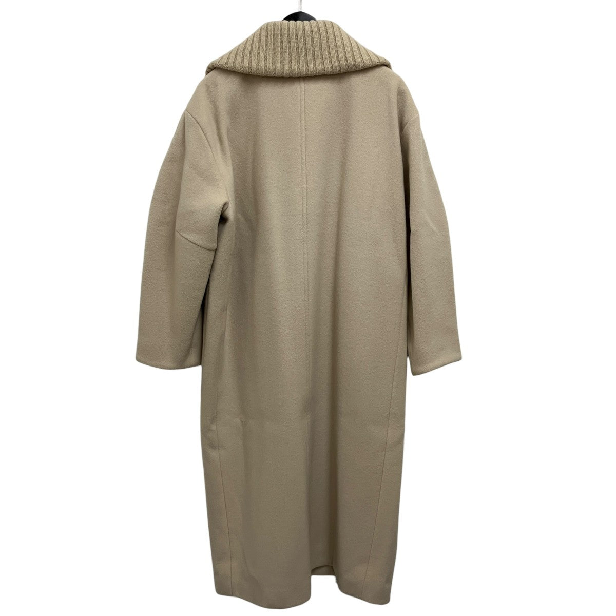 CLANE(クラネ) RIB COLLAR WOOL LONG COATロングコート15101-0042