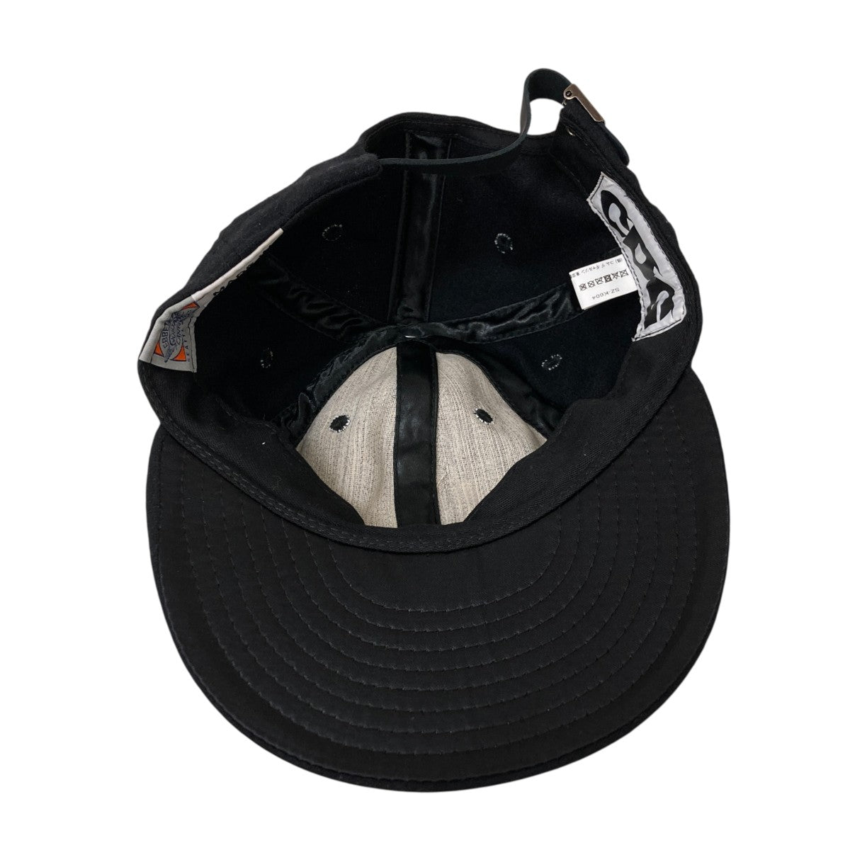 CDG×EBBETS FIELD FLANNELS ロゴ ウール ベースボールキャップSZ-K604 古着・中古-3枚目のアイテム画像