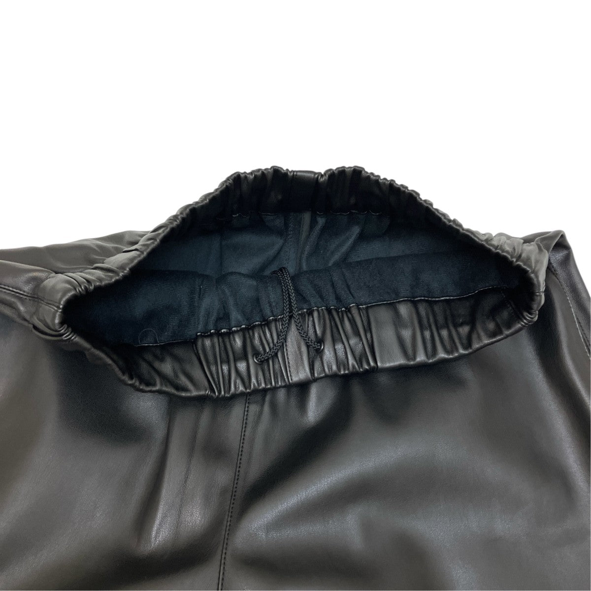 H BEAUTY＆YOUTH FAKE LEATHER TAPERED PANTSフェイクレザーパンツ1614-299-5699 古着・中古-3枚目のアイテム画像