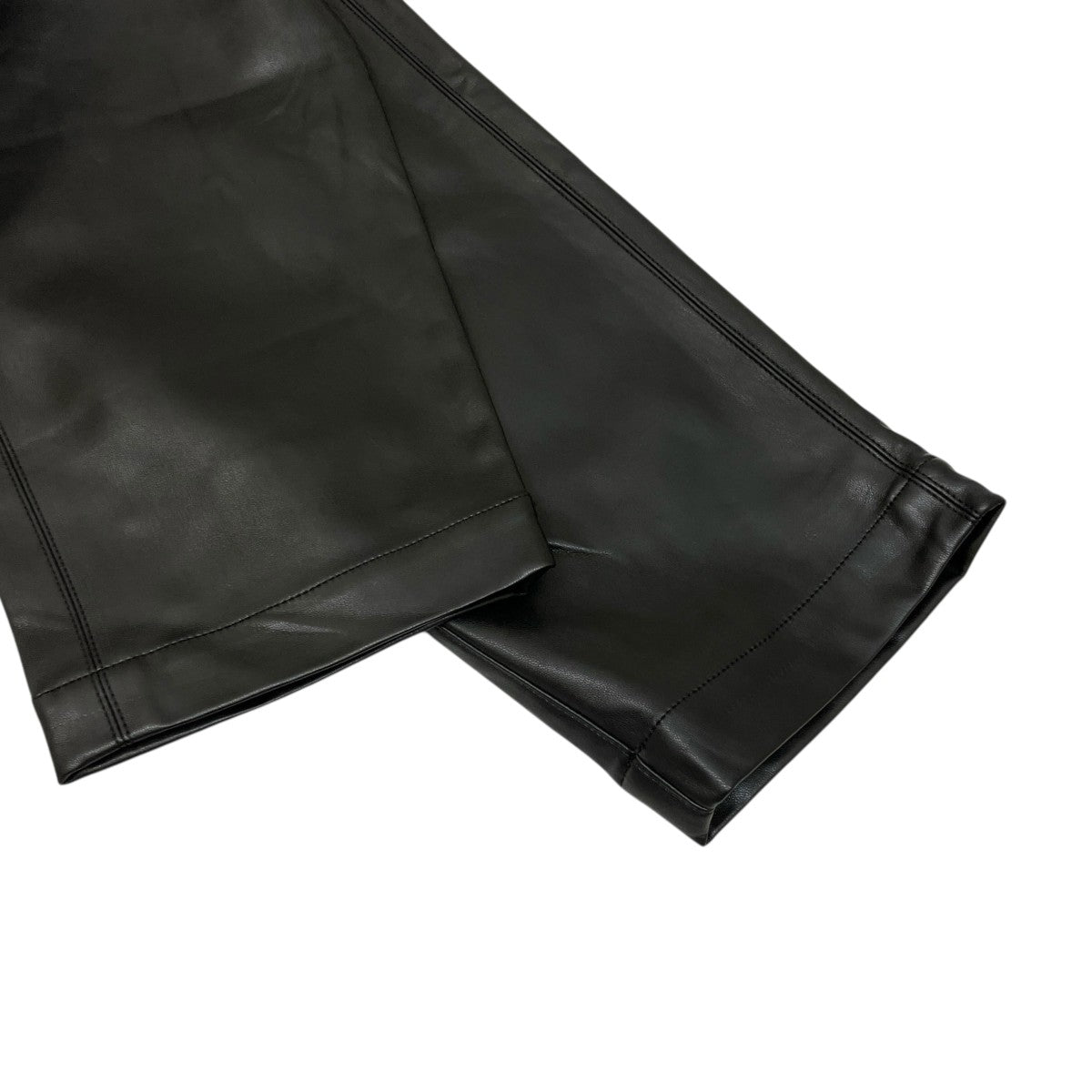 H BEAUTY＆YOUTH FAKE LEATHER TAPERED PANTSフェイクレザーパンツ1614-299-5699 古着・中古-5枚目のアイテム画像