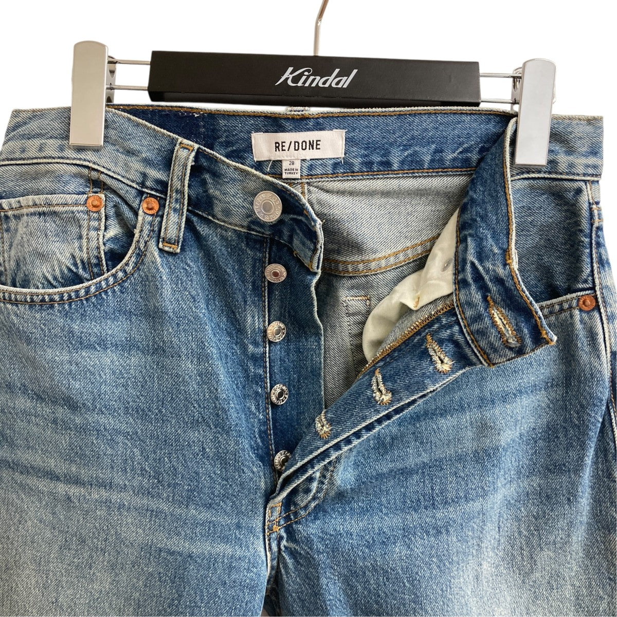 70sstove pipe jeansデニムパンツ
