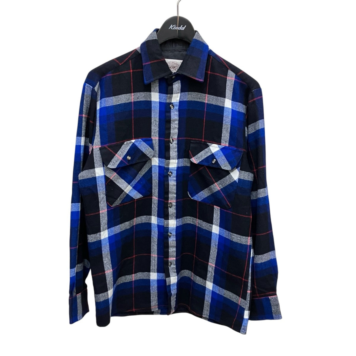 SAUGATUCK 80S-90S Vintageチェックネルシャツ 古着・中古-1枚目のアイテム画像