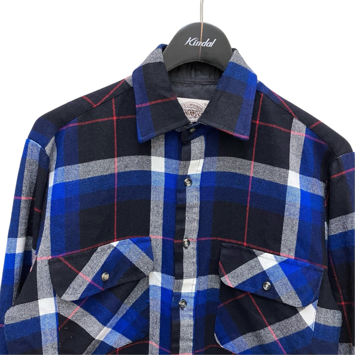 SAUGATUCK 80S-90S Vintageチェックネルシャツ 古着・中古-2枚目のアイテム画像