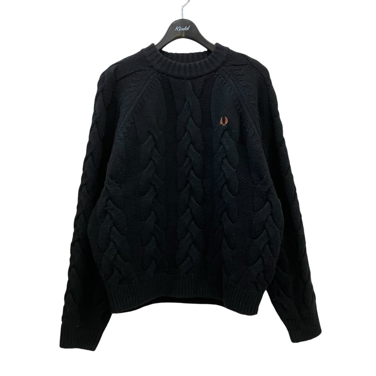 FRED PERRY ケーブルニット 古着・中古-1枚目のアイテム画像