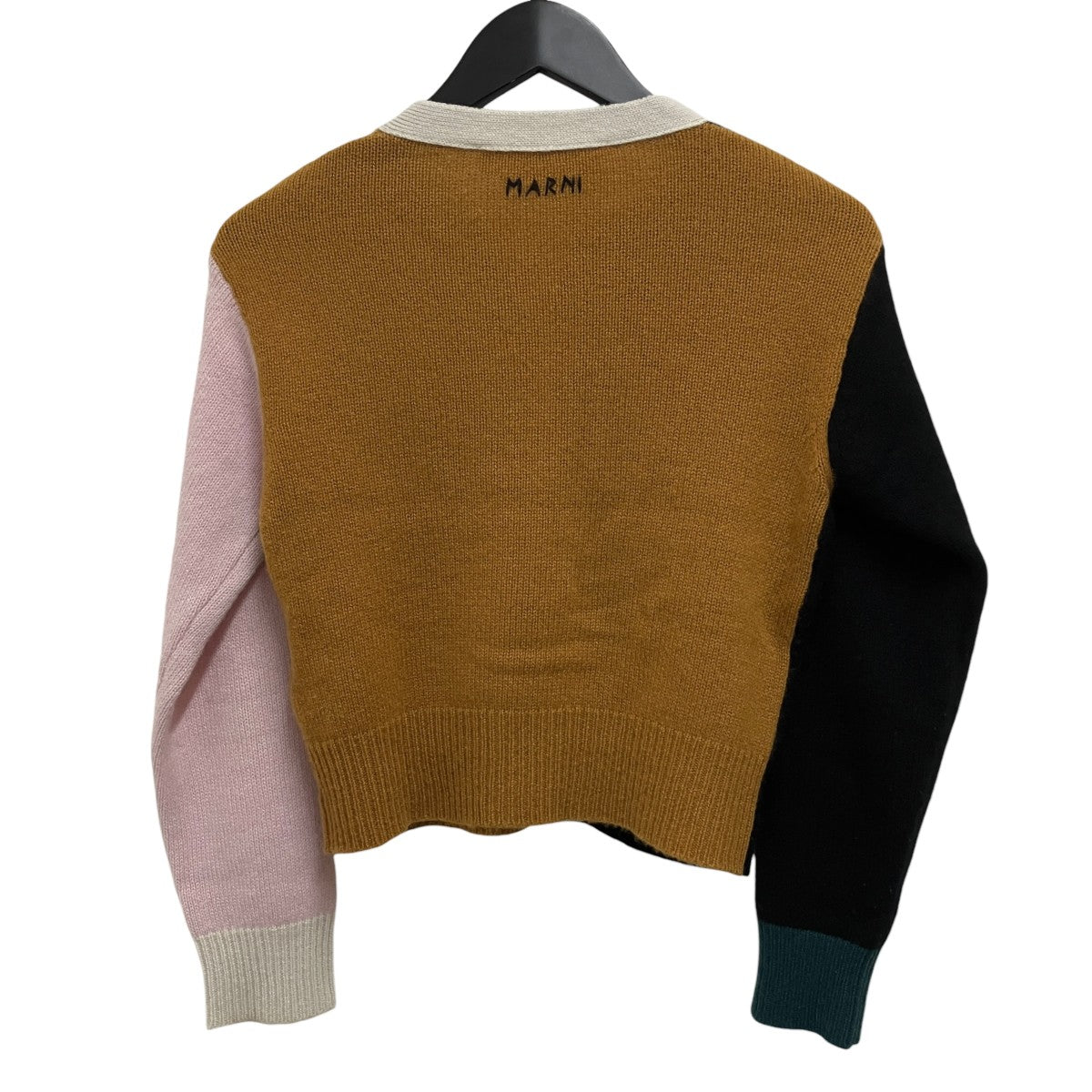 MARNI Colorblock Cashmere Crewneck CardiganカーディガンCDMD0435Q0 古着・中古-2枚目のアイテム画像