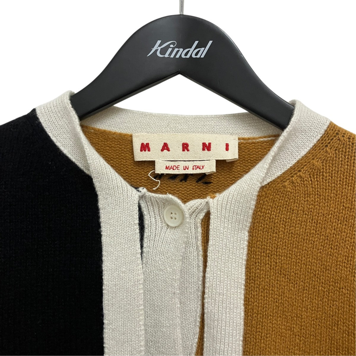 MARNI Colorblock Cashmere Crewneck CardiganカーディガンCDMD0435Q0 古着・中古-3枚目のアイテム画像