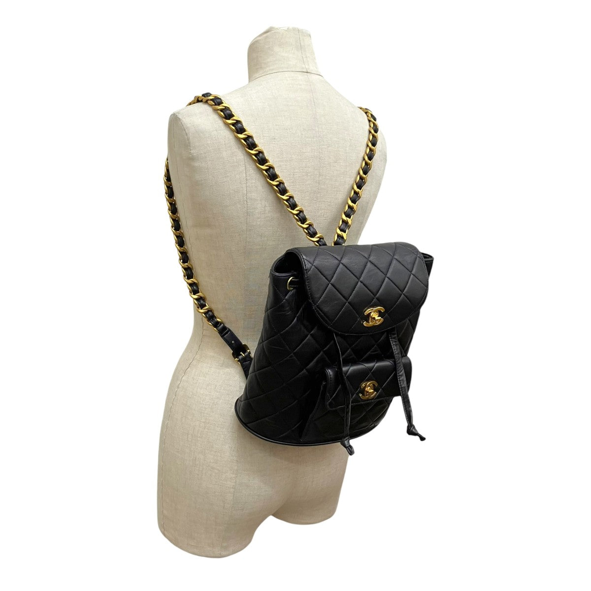 CHANEL マトラッセ ターンロック チェーンバックパックA04194 古着・中古-3枚目のアイテム画像