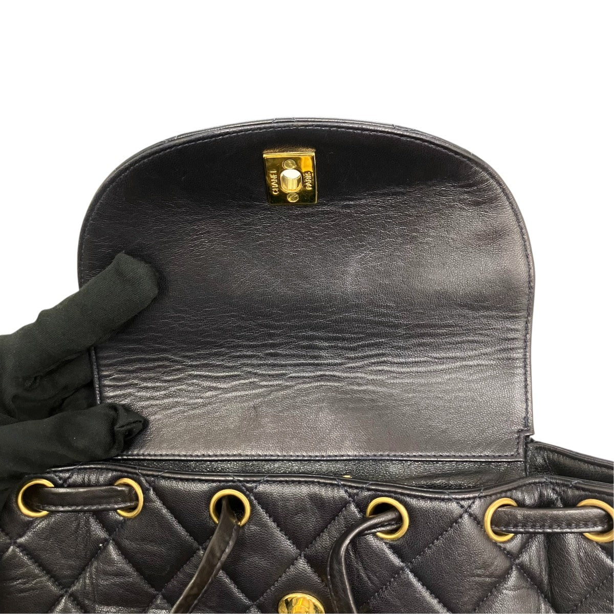 CHANEL マトラッセ ターンロック チェーンバックパックA04194 古着・中古-8枚目のアイテム画像