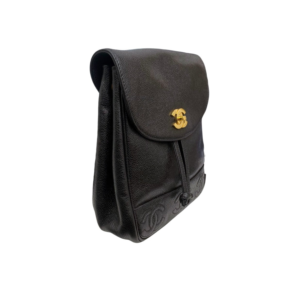 CHANEL トリプルココ グレインドカーフレザーリュック 古着・中古-4枚目のアイテム画像