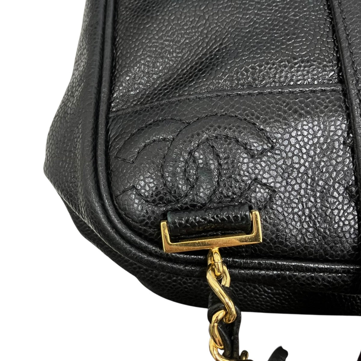 CHANEL トリプルココ グレインドカーフレザーリュック 古着・中古-9枚目のアイテム画像
