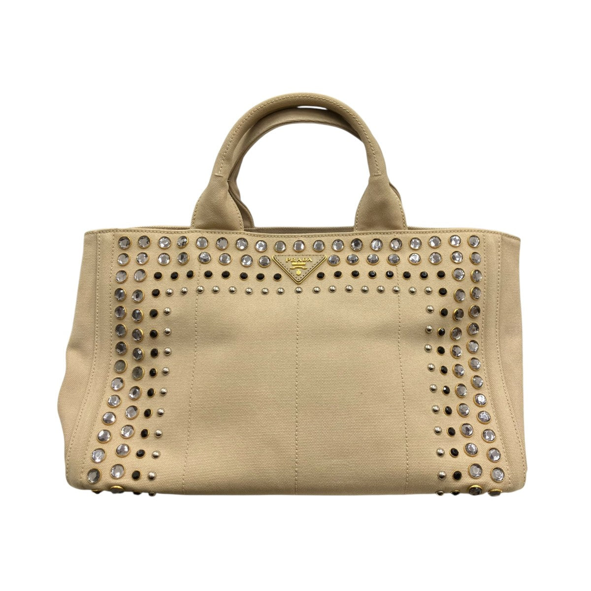 PRADA カナパ ビジュートートバッグ 古着・中古-1枚目のアイテム画像