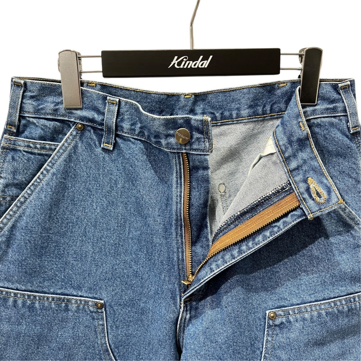 CarHartt 2018sB73 DST ダブルニーデニムペインターパンツ 古着・中古-3枚目のアイテム画像