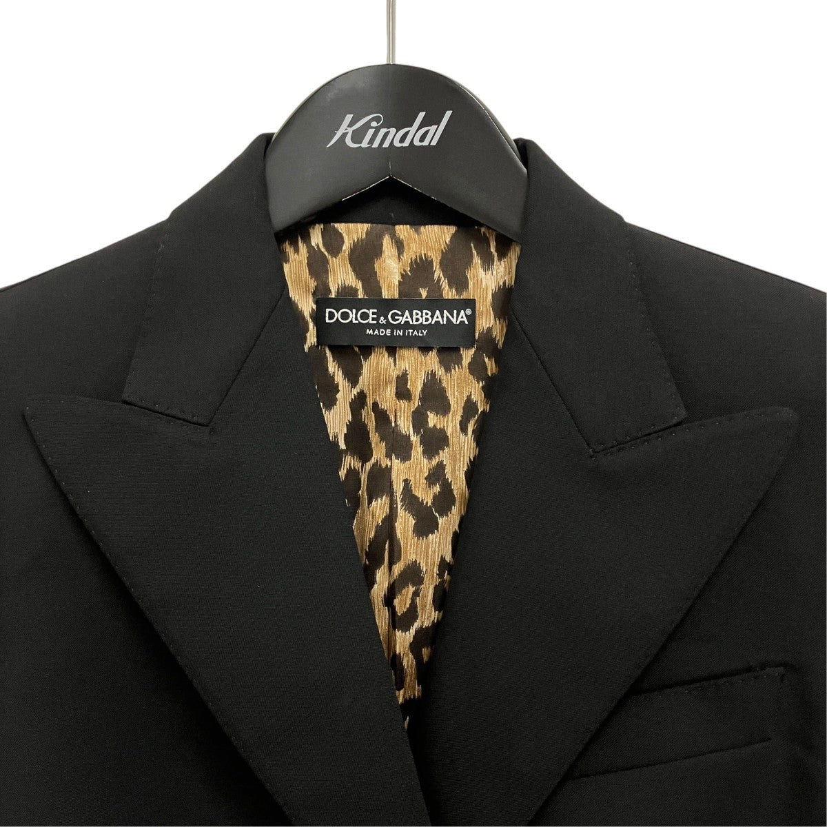 DOLCE ＆ GABBANA レオパード柄テーラードジャケットF29Z8T 古着・中古-3枚目のアイテム画像