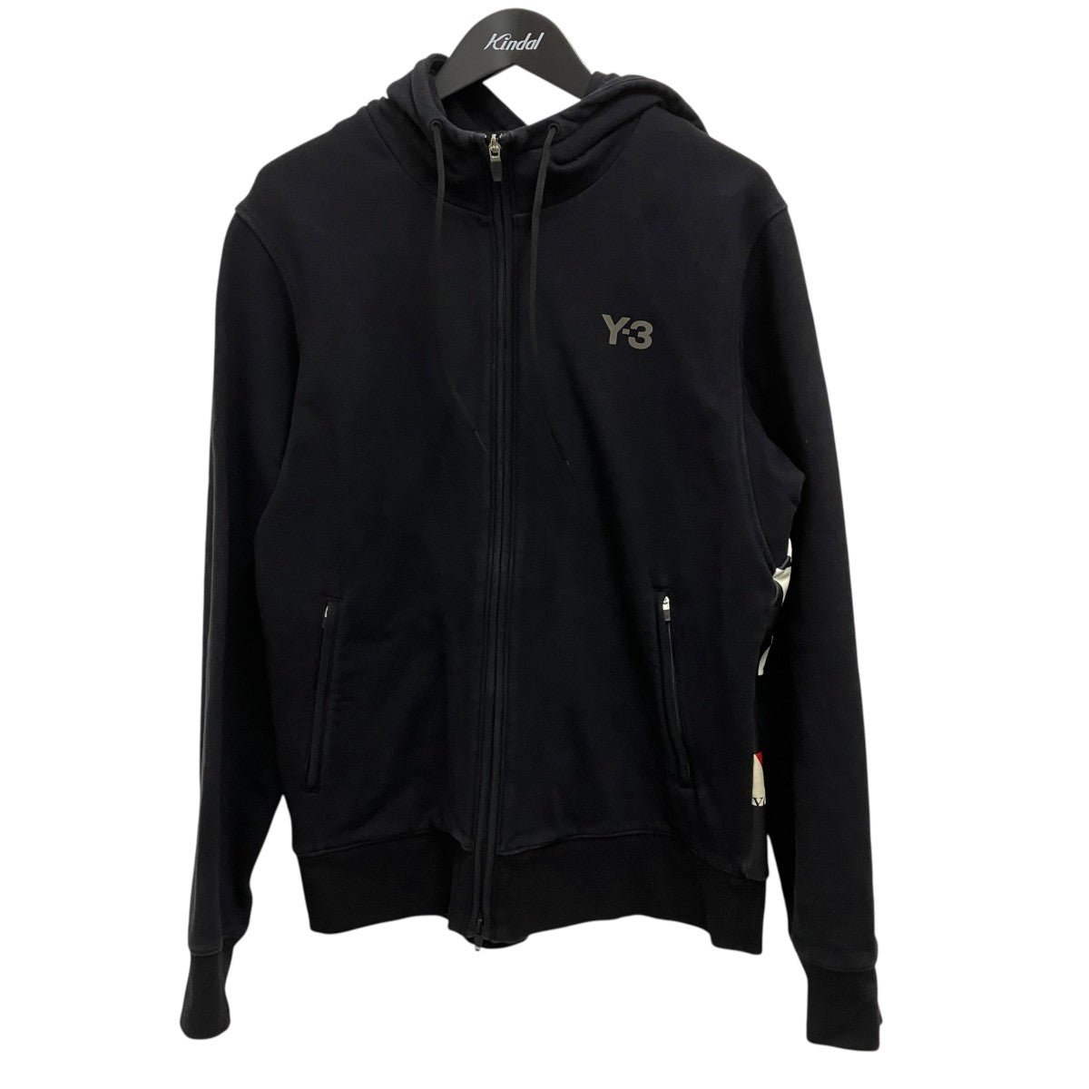 Y-3 20AWCH1 GFX HOODIEジップアップパーカーGK4402 古着・中古-1枚目のアイテム画像