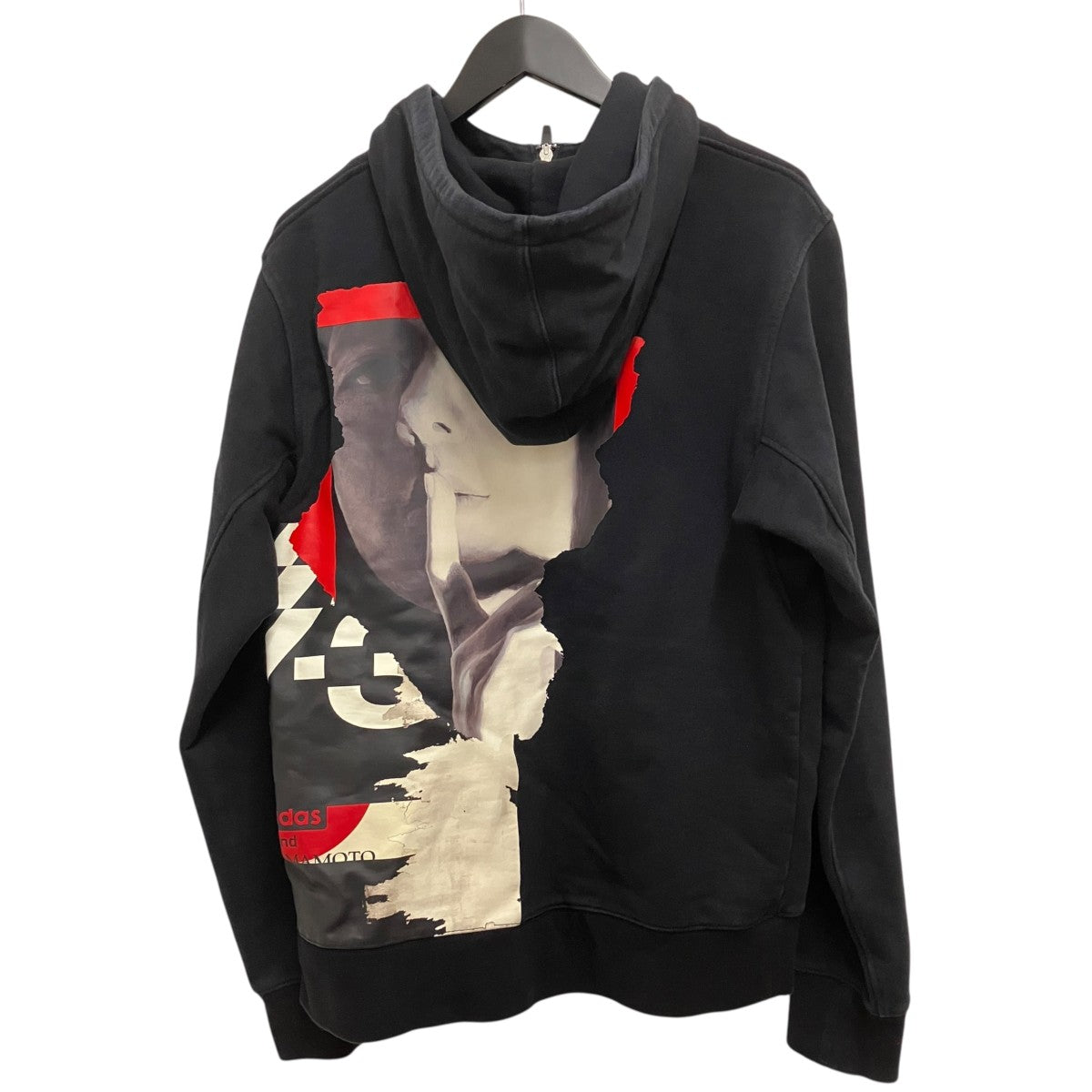 Y-3 20AWCH1 GFX HOODIEジップアップパーカーGK4402 古着・中古-2枚目のアイテム画像