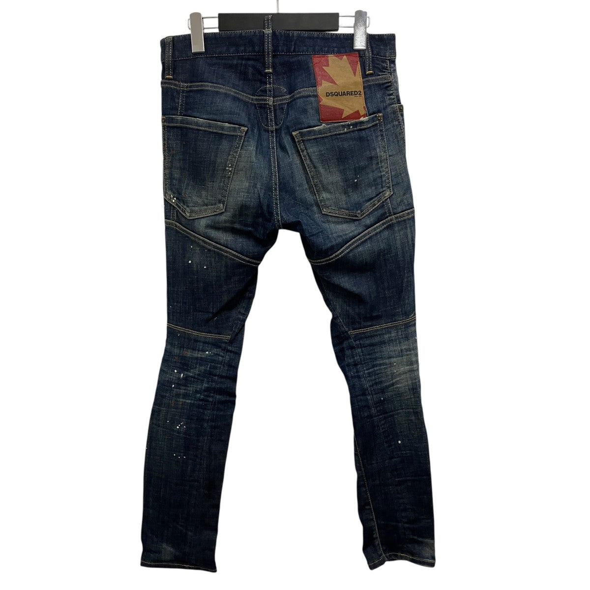 DSQUARED2 20AWTidy Biker Jeanダメージ加工バイカーデニムパンツS71LB0776 古着・中古-2枚目のアイテム画像