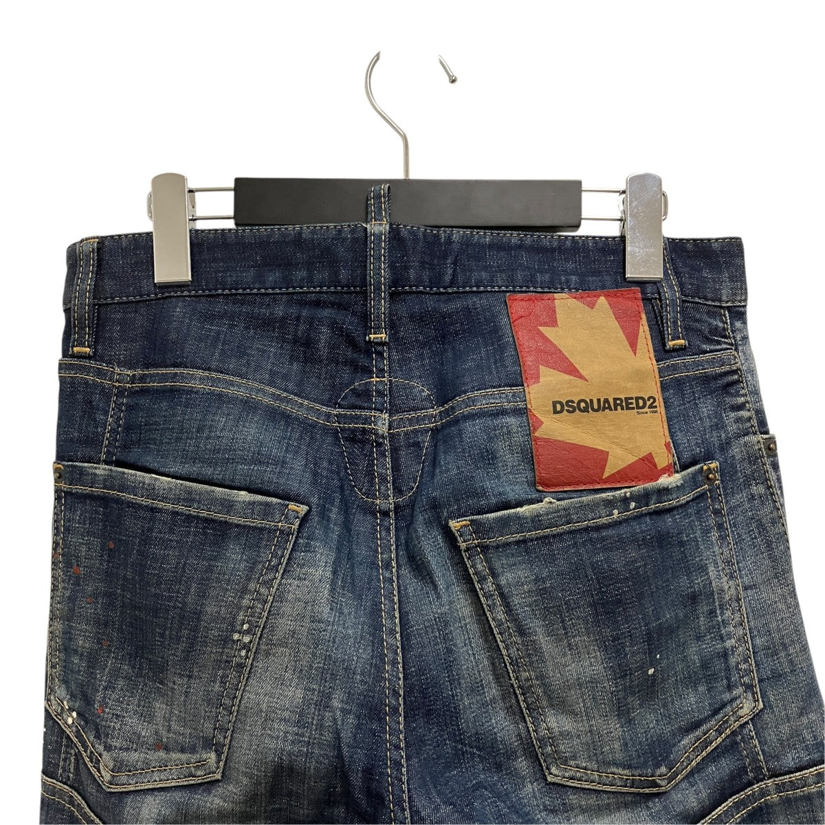 DSQUARED2 20AWTidy Biker Jeanダメージ加工バイカーデニムパンツS71LB0776 古着・中古-4枚目のアイテム画像