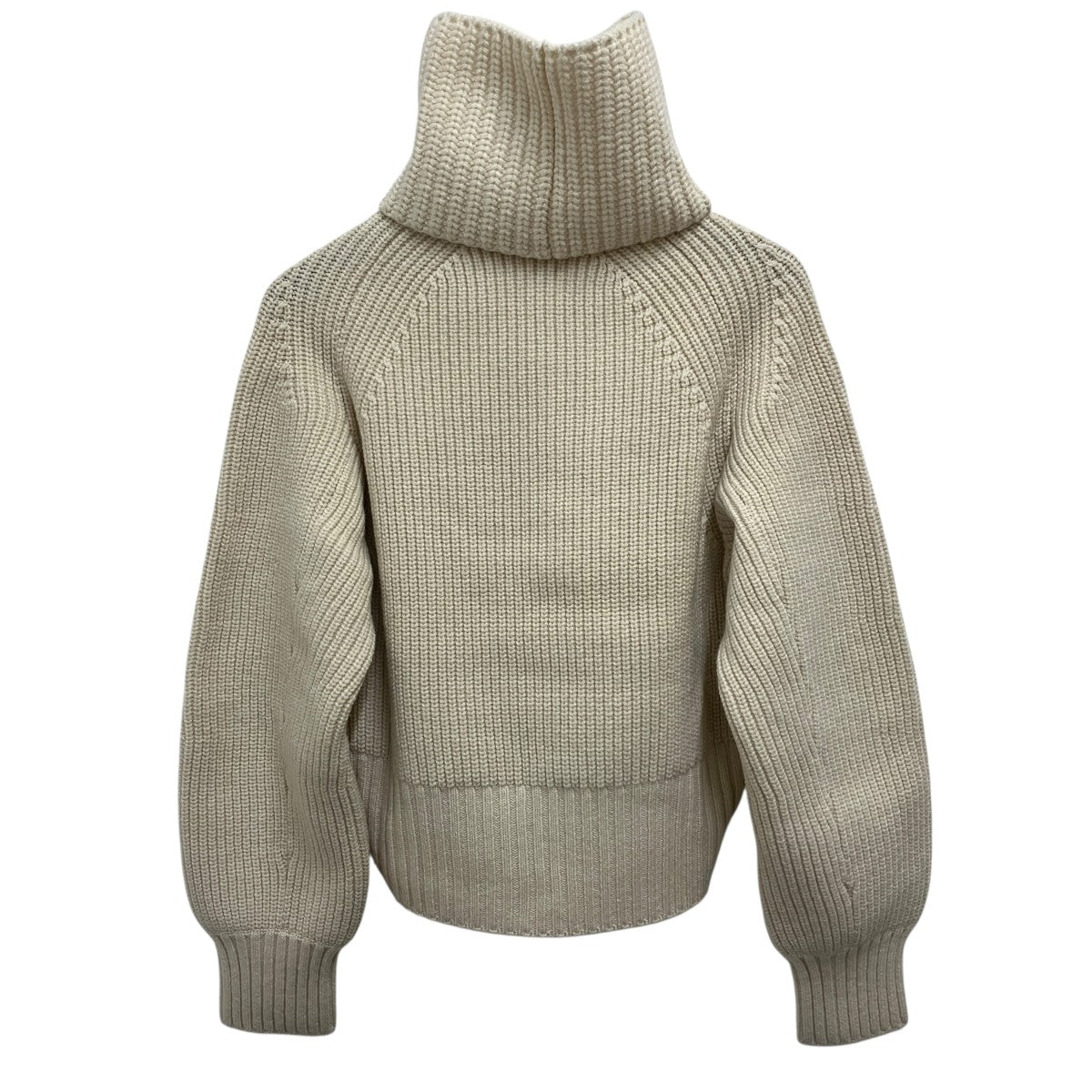 sacai 21AW再構築 ドッキング ケーブルニット2way タートルネックニット21-05730 古着・中古-2枚目のアイテム画像