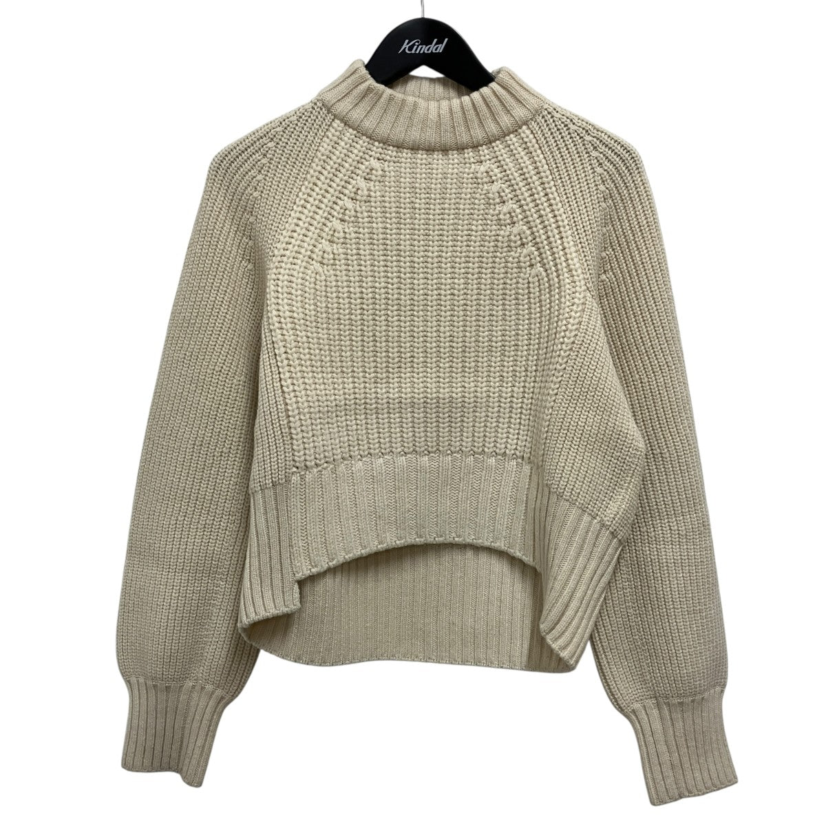 sacai 21AW再構築 ドッキング ケーブルニット2way タートルネックニット21-05730 古着・中古-3枚目のアイテム画像