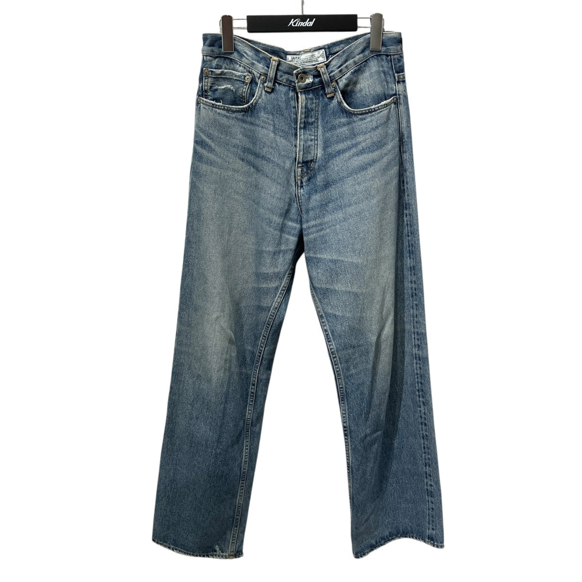 DAIRIKU WASH N’ WEAR Damage Denim Pantsデニムパンツ20AW B-5D 古着・中古-1枚目のアイテム画像