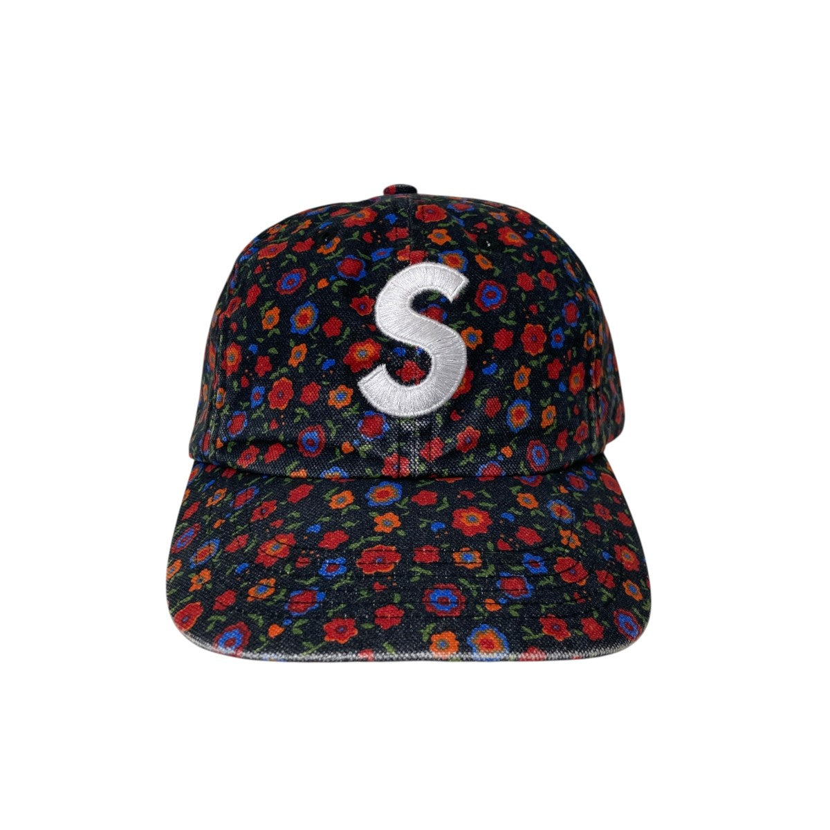 WASHED CANVAS S LOGO 6-PANELキャップ