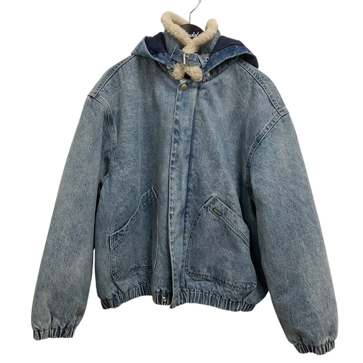 Supreme 24AWFAUX SHEARLING LINED BOMBER JACKET DENIMブルゾン 古着・中古-1枚目のアイテム画像
