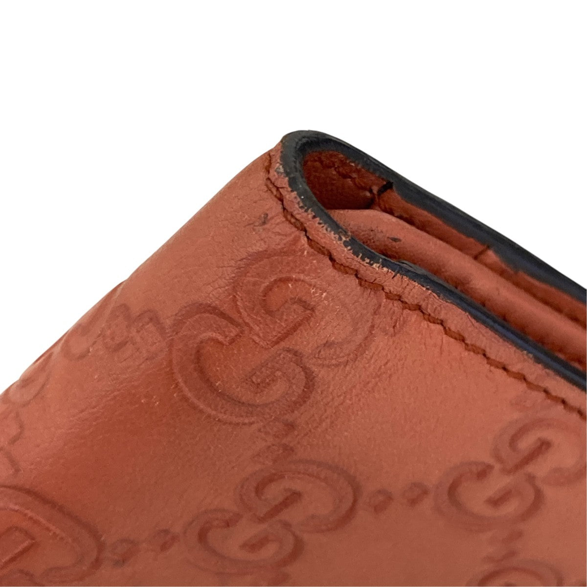 GUCCI(グッチ) マイクログッチシマ Wホック ミディアムウォレット財布