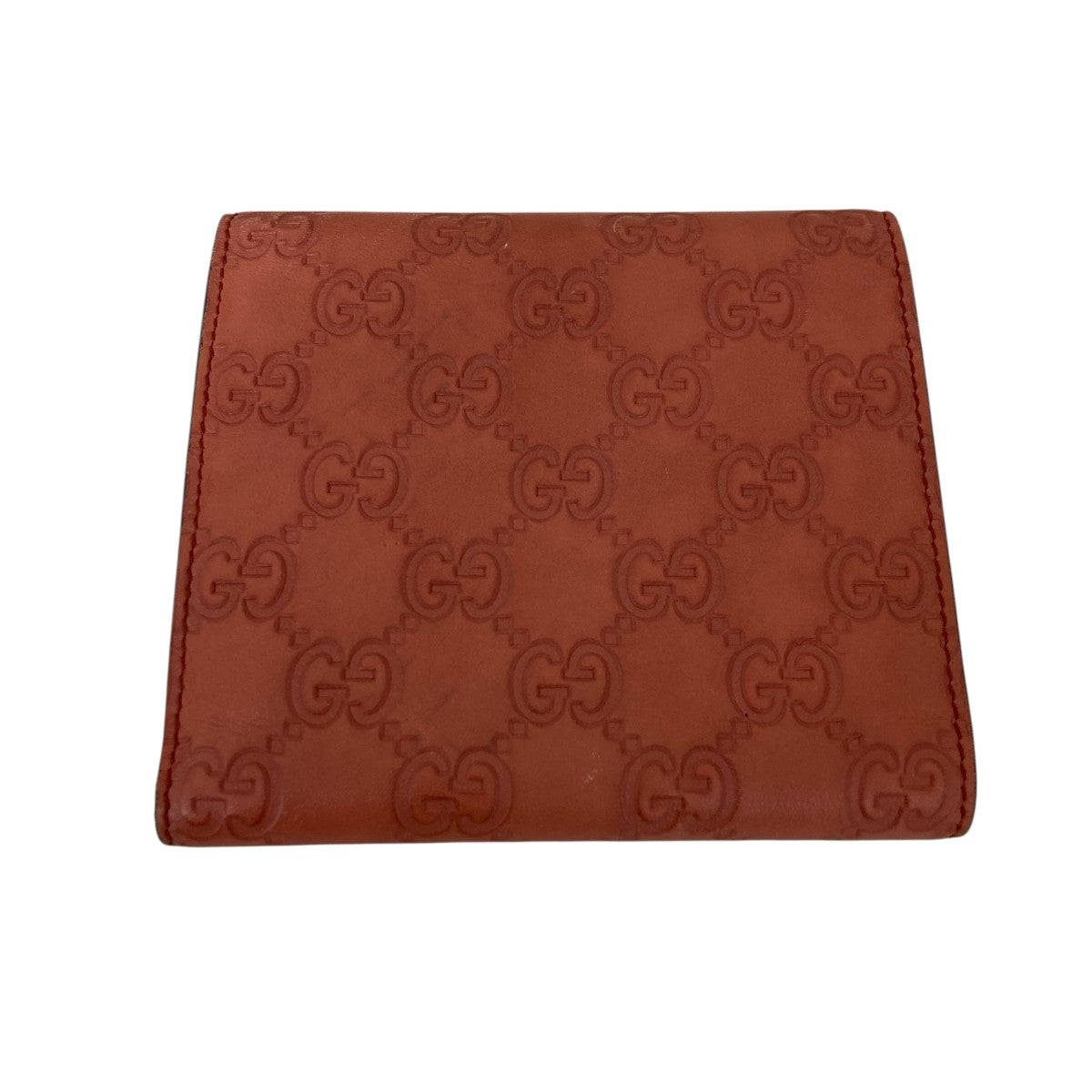 GUCCI(グッチ) マイクログッチシマ Wホック ミディアムウォレット財布