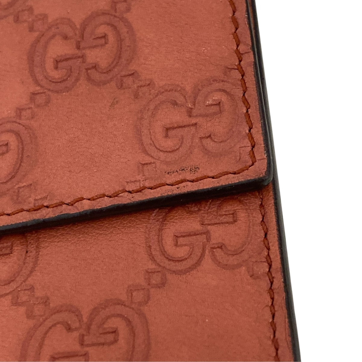 GUCCI マイクログッチシマ Wホック ミディアムウォレット財布257310 古着・中古-5枚目のアイテム画像