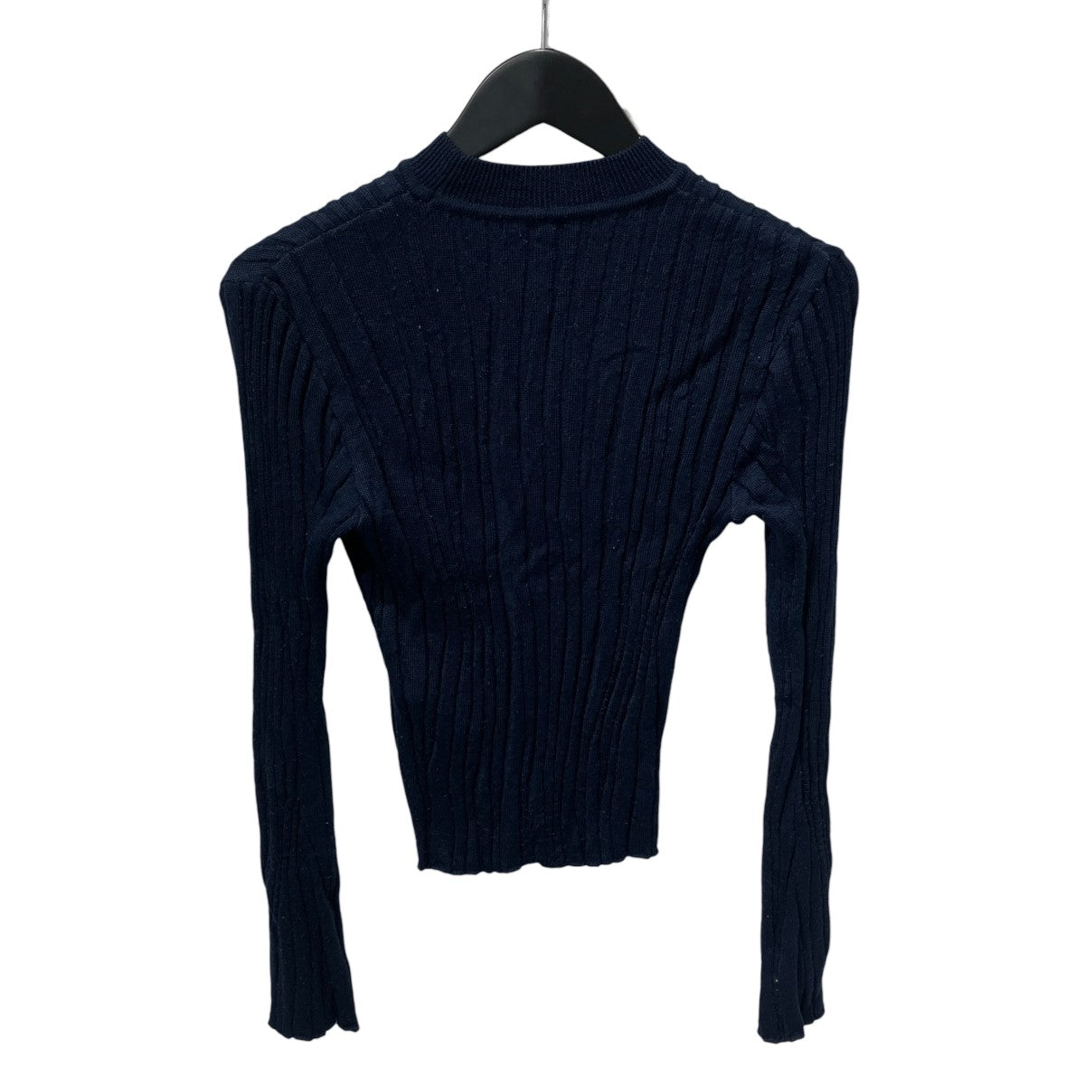 Winding Ribbed Knitted Top長袖ニットMM21FW-KN024