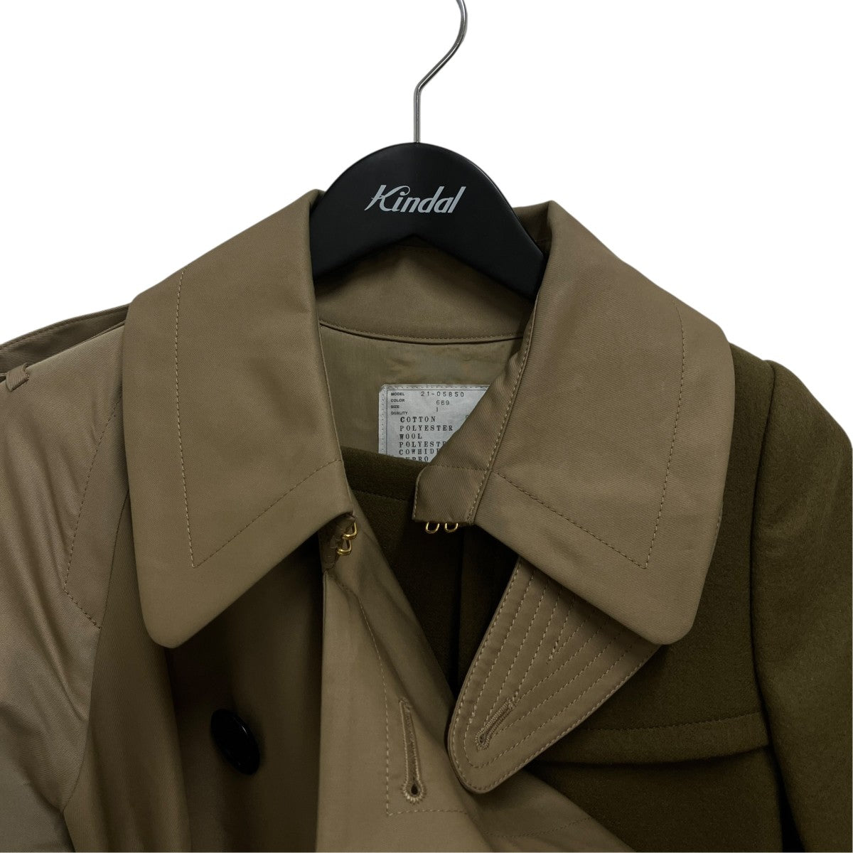21AWCotton Gabardine Coatトレンチコート21-05850
