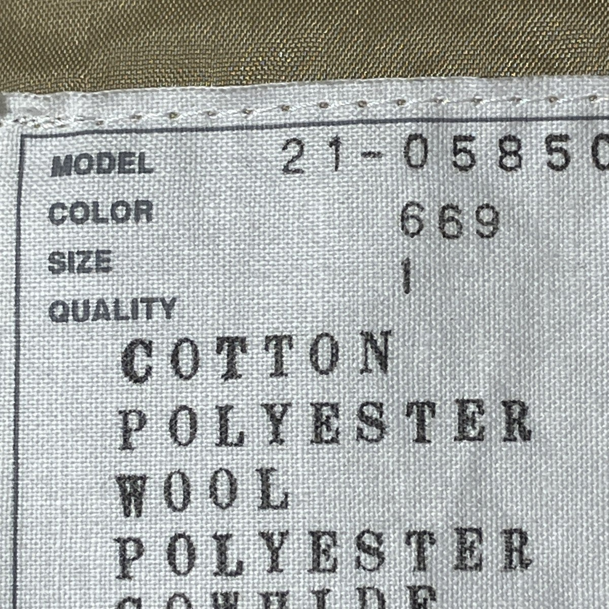 21AWCotton Gabardine Coatトレンチコート21-05850