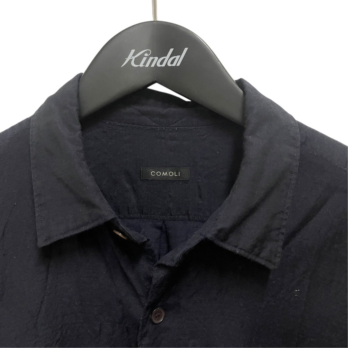 COMOLI ウールシルクコモリシャツ長袖シャツX01-02014 古着・中古-3枚目のアイテム画像