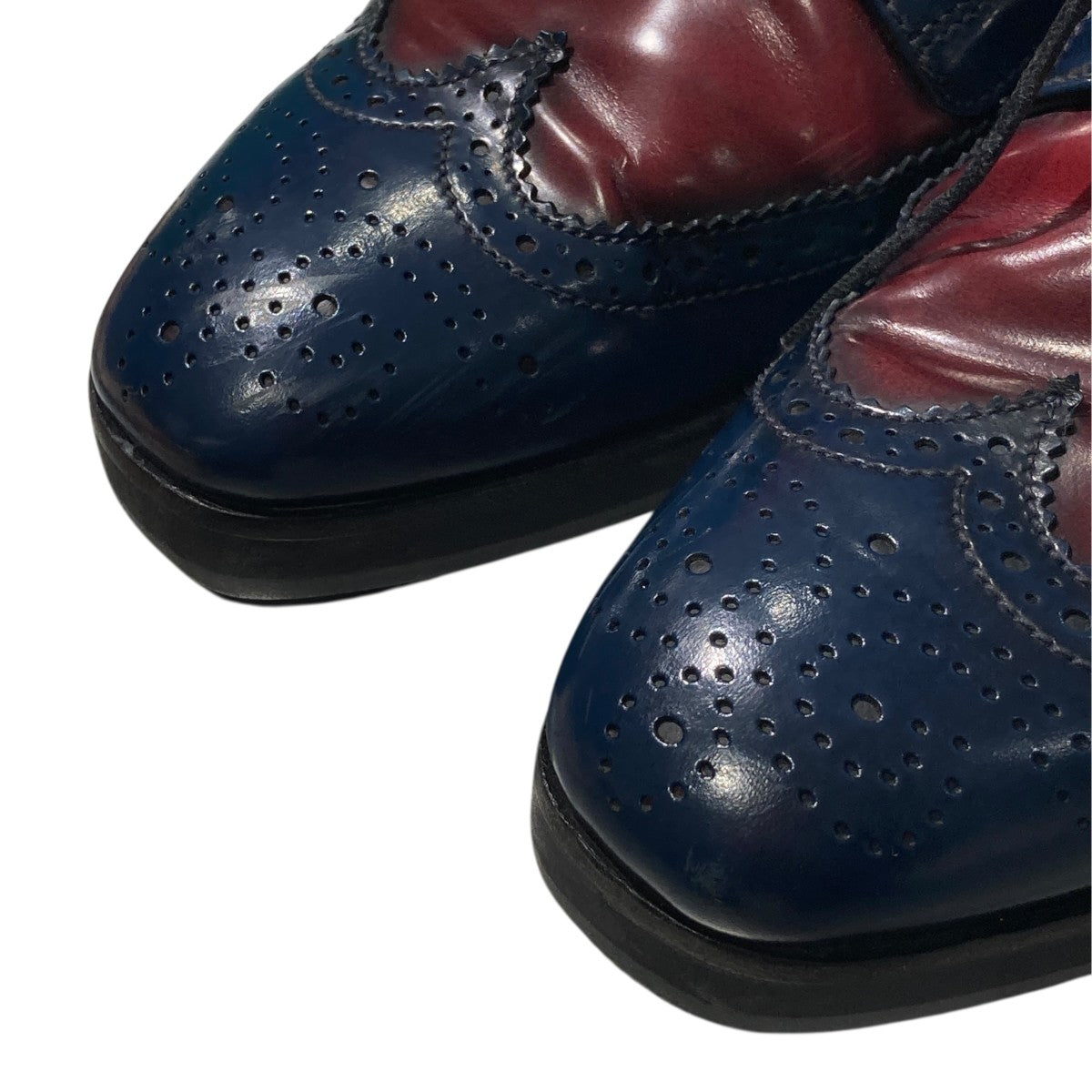 PRADA バイカラーウィングチップシューズ2EG015 古着・中古-4枚目のアイテム画像